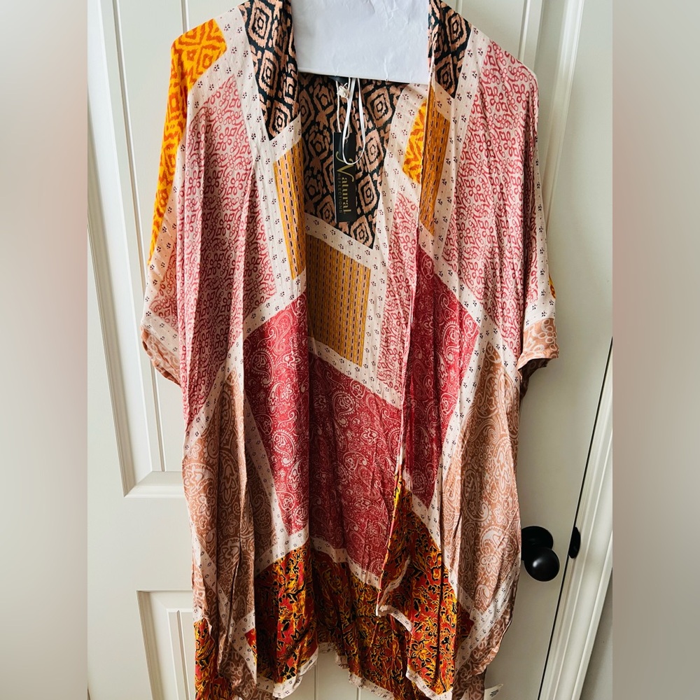 NWT Bohemian Patchwork Kimono